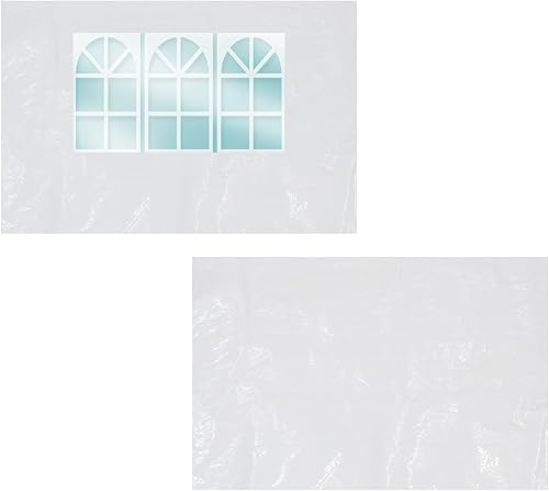 BenefitUSA Paredes laterales de 10 x 6.4 pies, tamaño para tienda de campaña al aire libre, carpa de glorieta desplegable