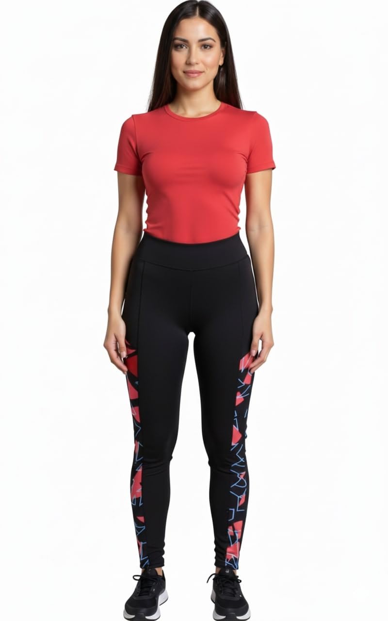 kgn ultimate leggings lite: ankle-length high-waist tights for women - perfect for gym, yoga & workouts with invisible pocket.