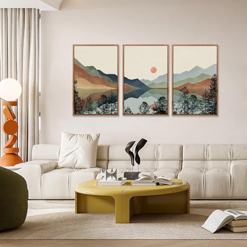 Chditb Mountain Sun Forest Framed Art Prints thumb #6