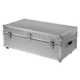 DormCo Underbed Steel Trunk - USA Made - Embossed
