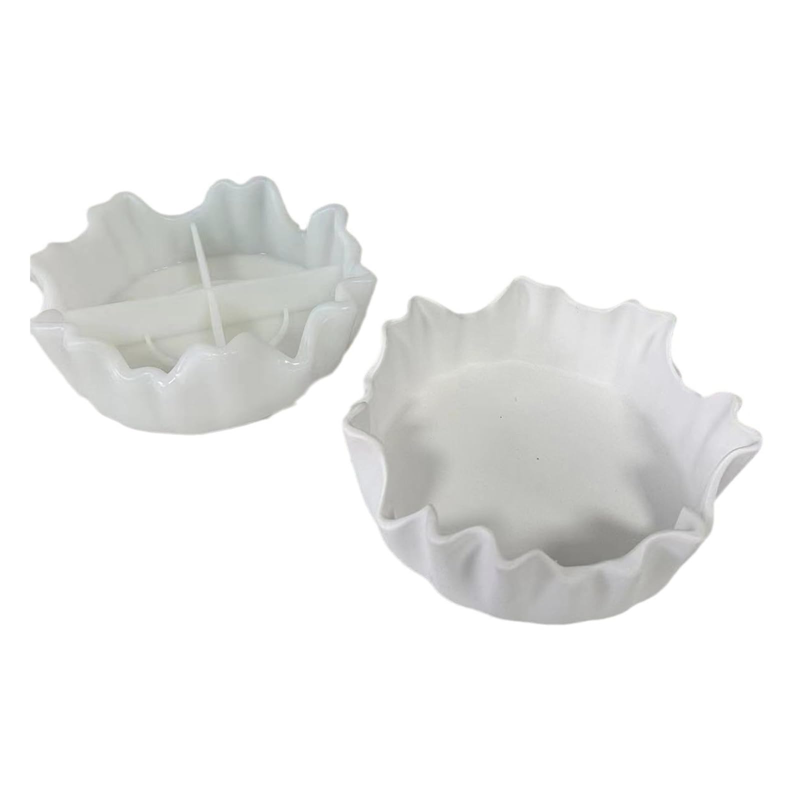 Buxuaaaa Multipurpose Sturdy Silicone Resin Tray Irregular Irregular Shape for Epoxy Castes and Home Decoration Craft Supplies Makeup Organizers