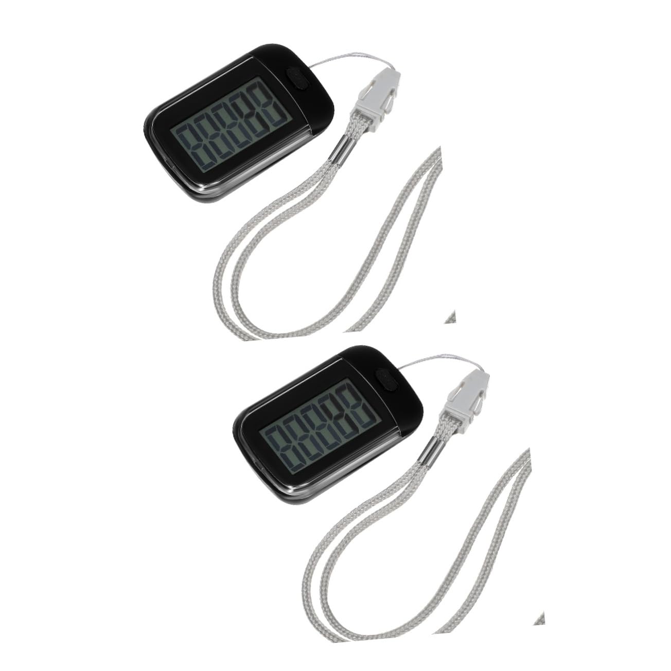 Toyvian Schrittzähler Knöchel Wandern Senioren Sensor mit Klipp tragbar Schritinenclip auf klein Mile Tracker zum Gehen Pedometer für Schritte Clip -on PRERSEMETTER Seniors Plastik Schwarz