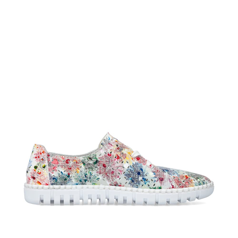 Rieker Femme Chaussures à Lacets M2306, Dame Chaussures Confortables