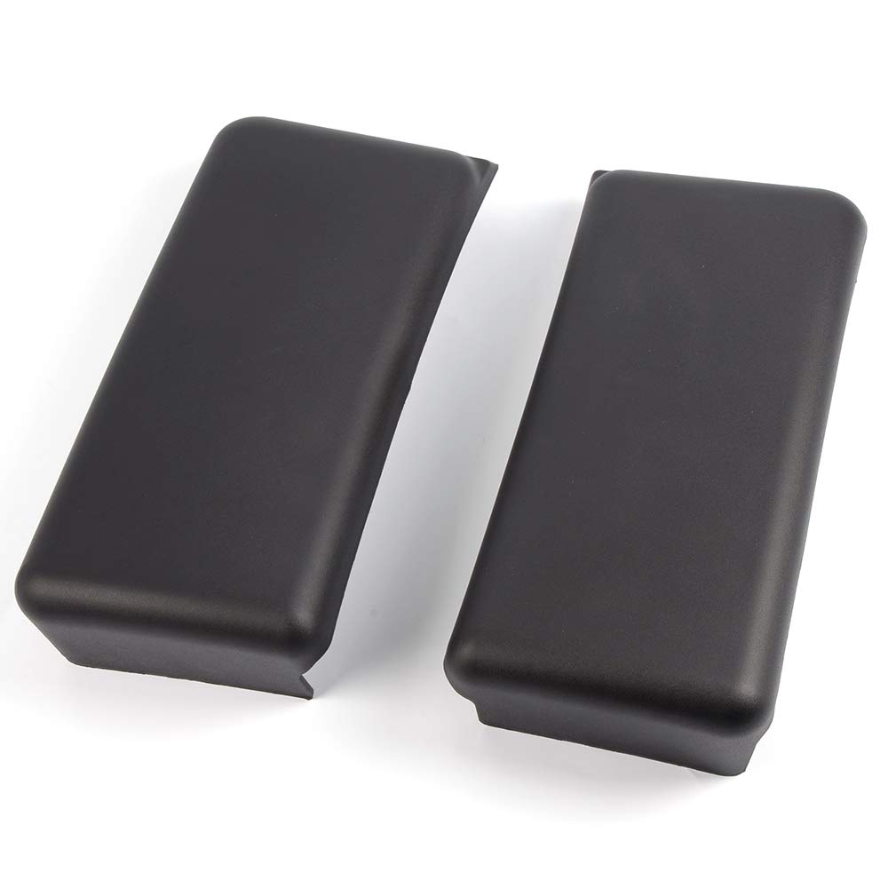 Front Bumper Guard End Caps For Ford F-150 2009-2014 – Snap-On Black Trim Covers