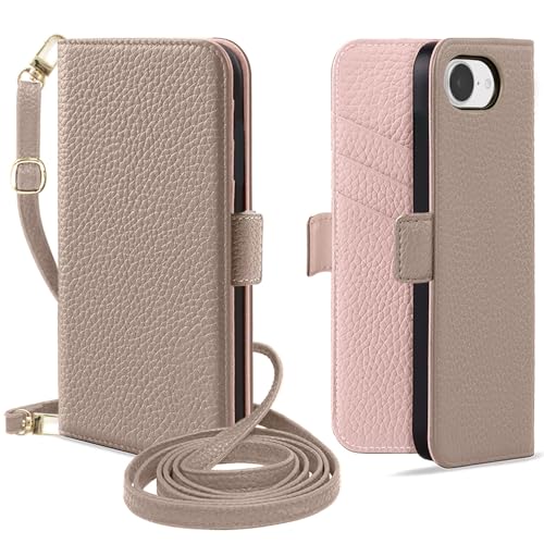 Kahper iPhone 17e �p �P�[�X �蒠�^ �V�����_�[ phone16e �P�[�X �蒠�^ ������� ���� �A�C�t�H��17e ���z�^ �X�}�z�P�[�X iPhone 16e �X�g���b�v�t�� �y�� �Ռ��z�� �㎿�Ȏ�G�� PU���U�[ �S�ʕی� �C�菝