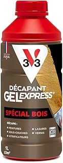 V33 Décapant gel express spécial bois 1L