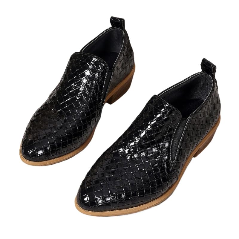 Womens Ankle Boots Chunky Mid Heel Booties Retro Square Pointed Toe Short Boots Heeled Shoes for Women Fall