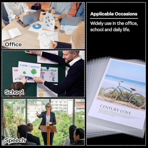 Chemises de Classement Transparentes Finis les Documents Froissés