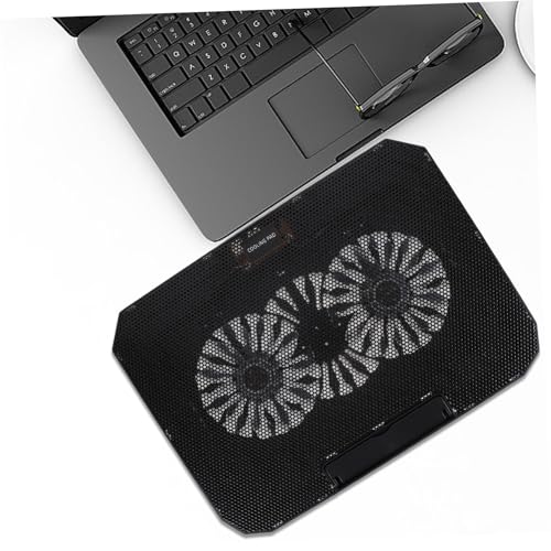 Soporte para laptop con enfriador USB negro Tofficu miniatura 4
