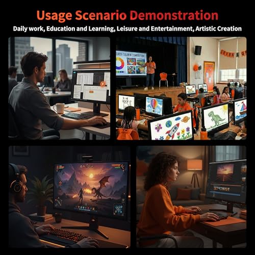 Image of DreamQuest Mini PC Ryzen 5 7430U (6C /12T) 16GB RAM 512GB SSD Mini Desktop Computer,Pre-Installed Pro OS,Triple 4K@60Hz Display,Dual LAN, WiFi 6 /BT 5.3,Small Form Factor PC for Business & Light Gaming
