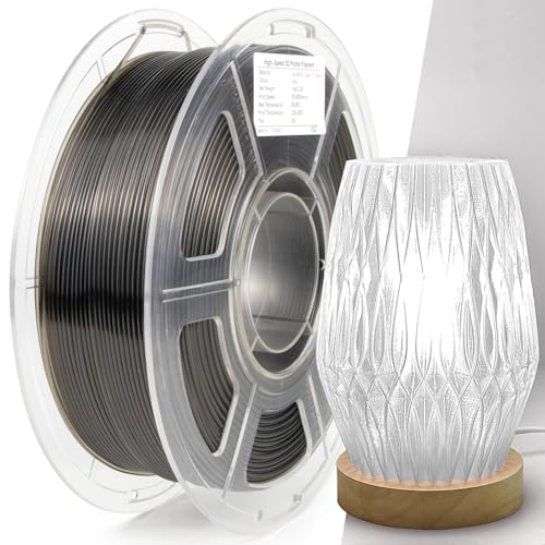 Image of 3D Printer PETG Filament HS Transparent Grey for Bambu Lab AMS,AMS Lite
