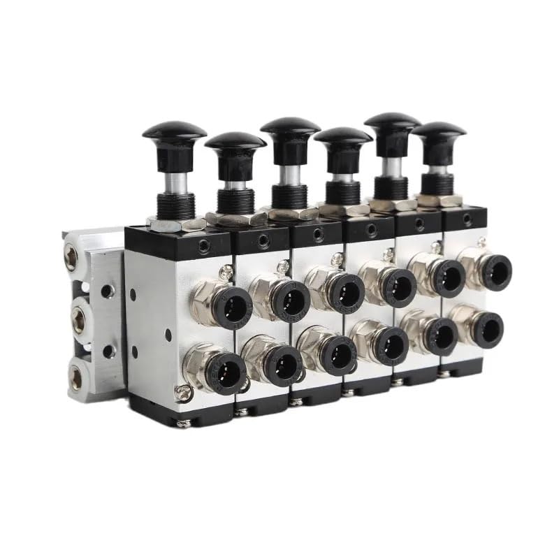 Interrupteur pneumatique 4R210-08 | Commande manuelle 5 positions pour vérins - 6