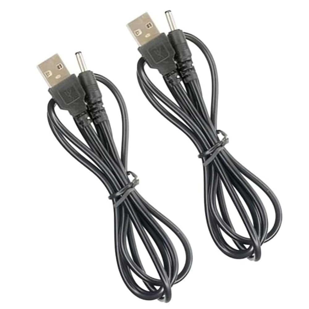 USB 2.0 to 5V DC Barrel Jack Cable (3.5mm x 1.35mm, 50cm) – Male Plug to DC Power Cord for Router, LED Lights, DIY Electronics & Power Bank Supply (Pack of 2)-image-7