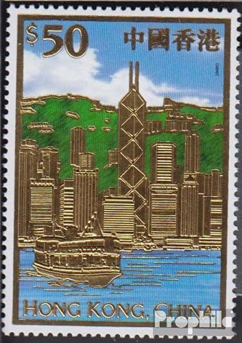 Prophila Collection hong kong 929 (complete.issue.) with Goldauflage unmounted mint/never hinged ** MNH 2000 Admission in that Year 2000 (Stamps for collectors) Seafaring/ships