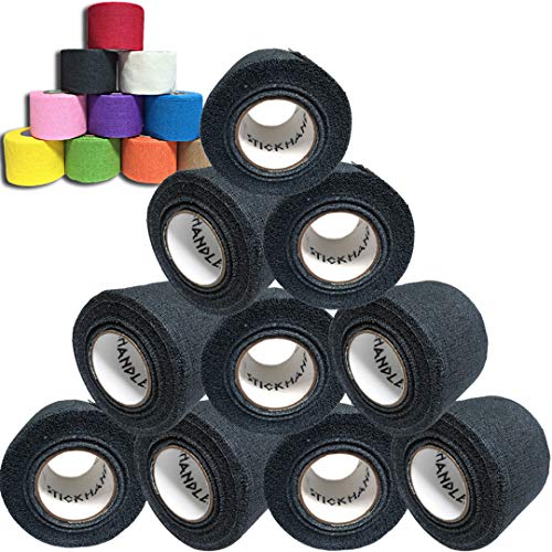 STICK HANDLER Professional Drumstick Grip Tape Pro Pack (Black | Ten Pack) miniatura 1