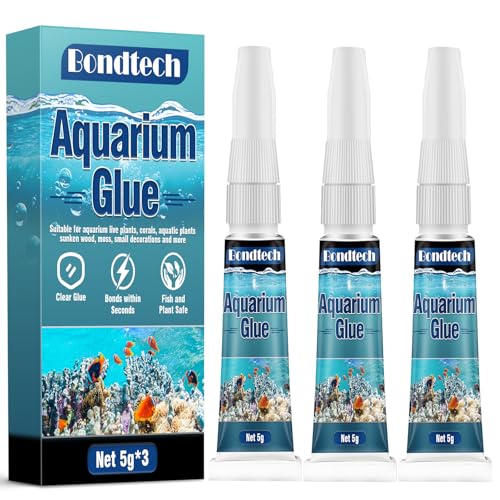 Aquarium Glue, Clear Reef Glue, Instant Coral Adhesive for