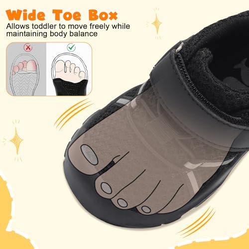 FEETCITY Toddler First Walking Shoes Slip On Toddler Tennis Shoes Boys Girsl Kids Sports Sneakers4