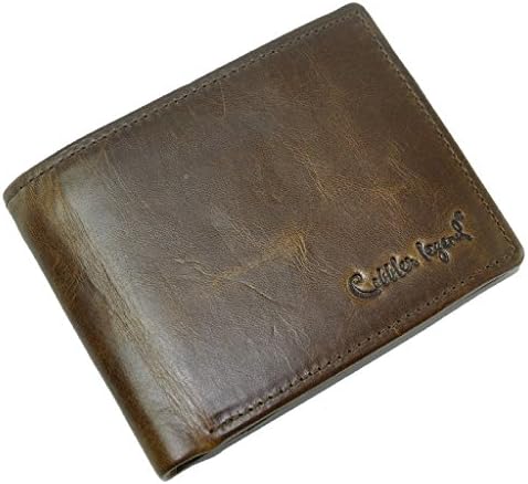 Cobbler Legend Men's Genuine Leather Men's Bifold Vintage Look Wallet