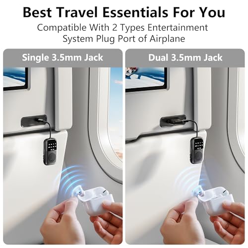 SOARUN Bluetooth 5.4 Transmitter Receiver,2-in-1 Airplane Bluetooth Adapter - image 4