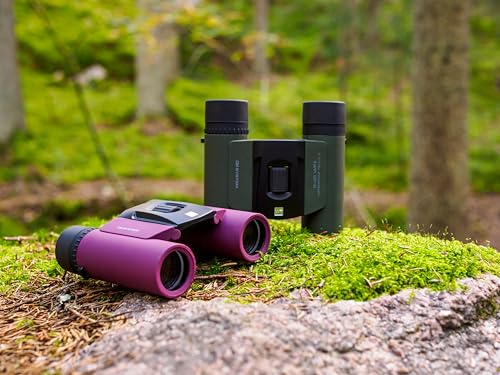 Binoculares OM System 8x25 impermeables ligero morado miniatura 6