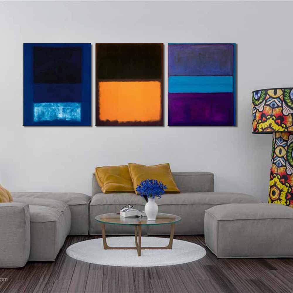 Amazon.co.jp: マーク・ロスコマルチカラーセット3アートフレーム