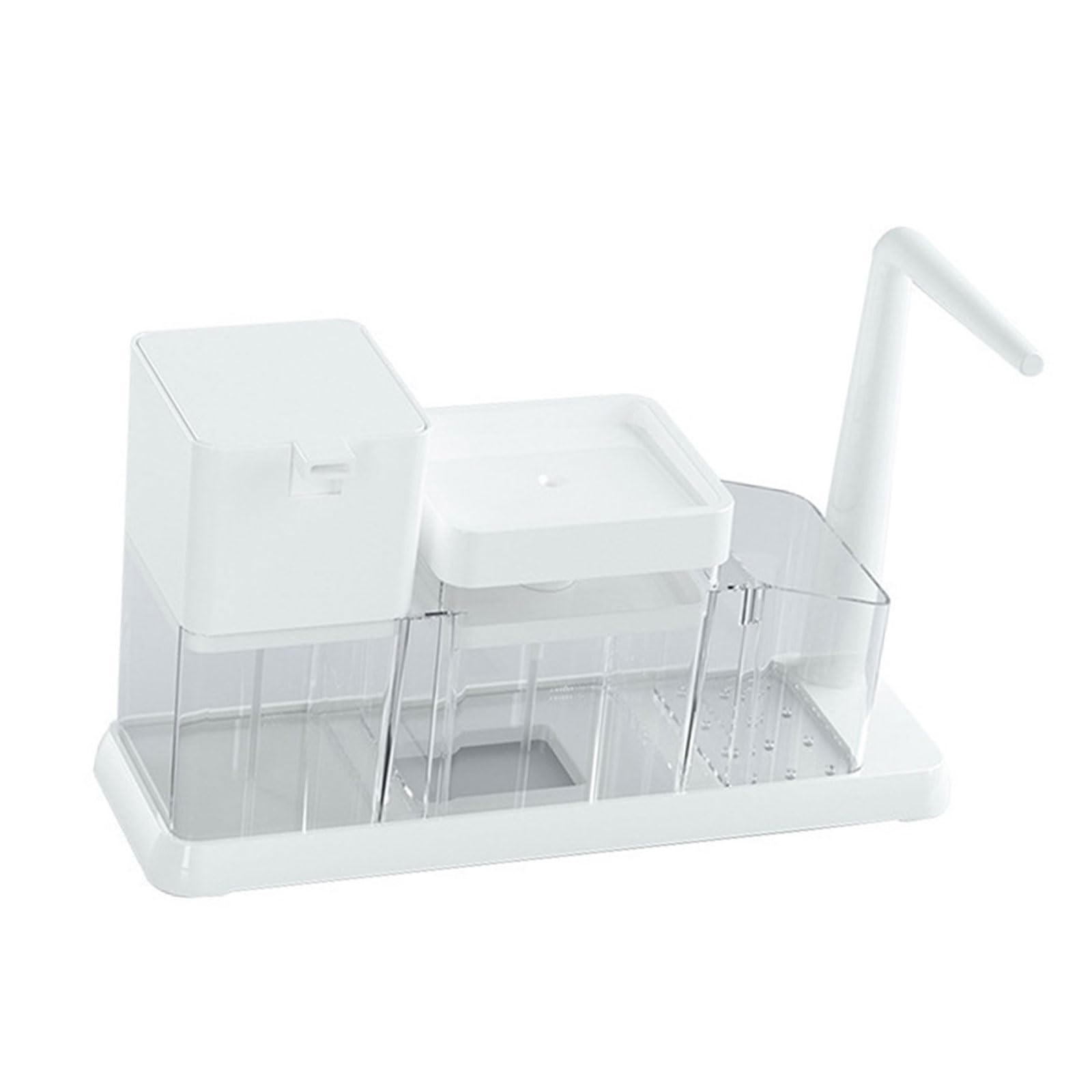 Soap Dispenser Holder Press Pumps and Storage Tray for Bathroom Kitchen Countertop Space Saving Designs Soap Dispenser Storage Shelf
