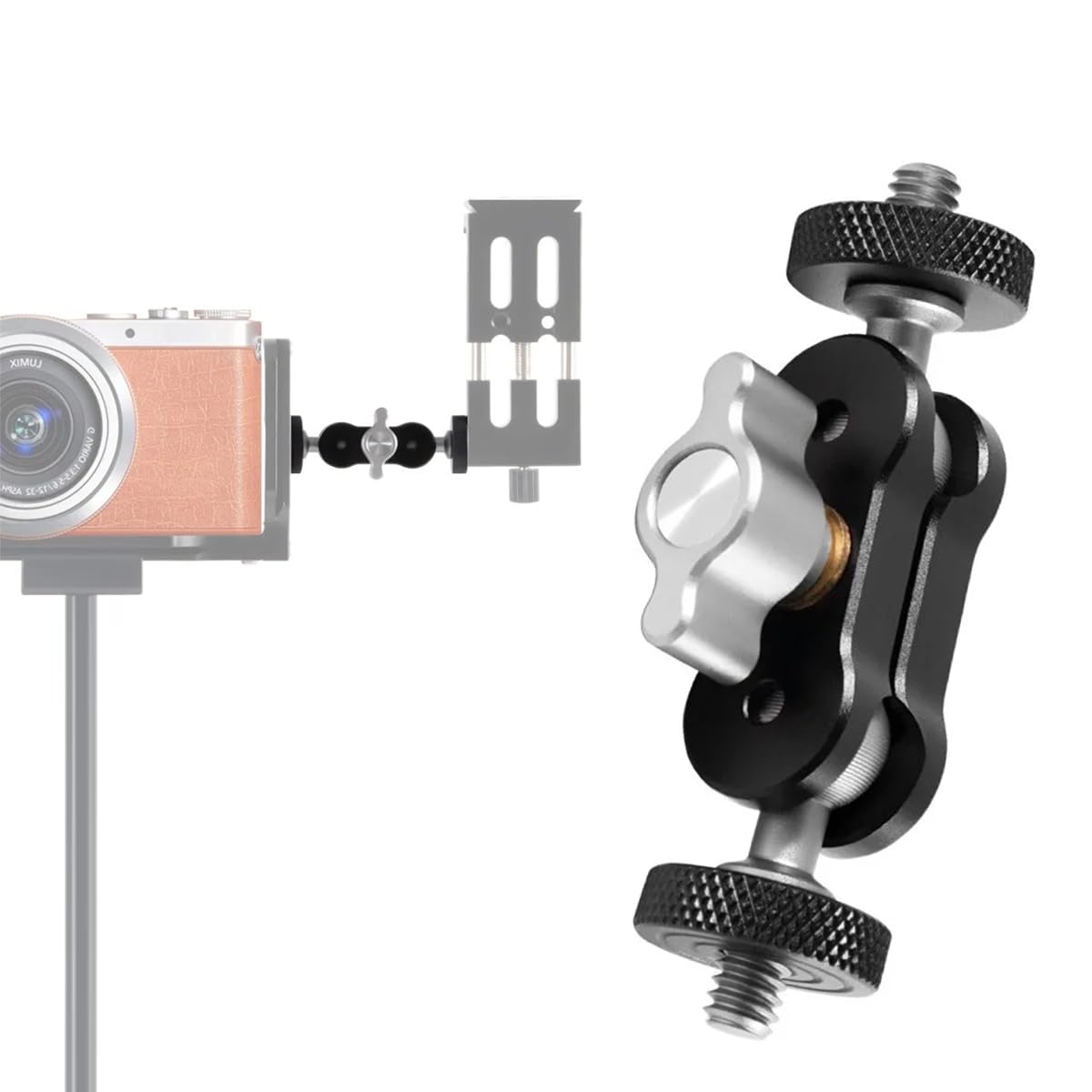 ZORBES® Filming Extension Arm Tripod Adapter for Phone Holder, Fill Light Universal 1/4 Screw Interface Braceket 360 Degree Rotation Aluminum Alloy Magic Arm for Filming, Livestream, Recording (B0D3T54PKK) Amazon Price History, Amazon Price Tracker