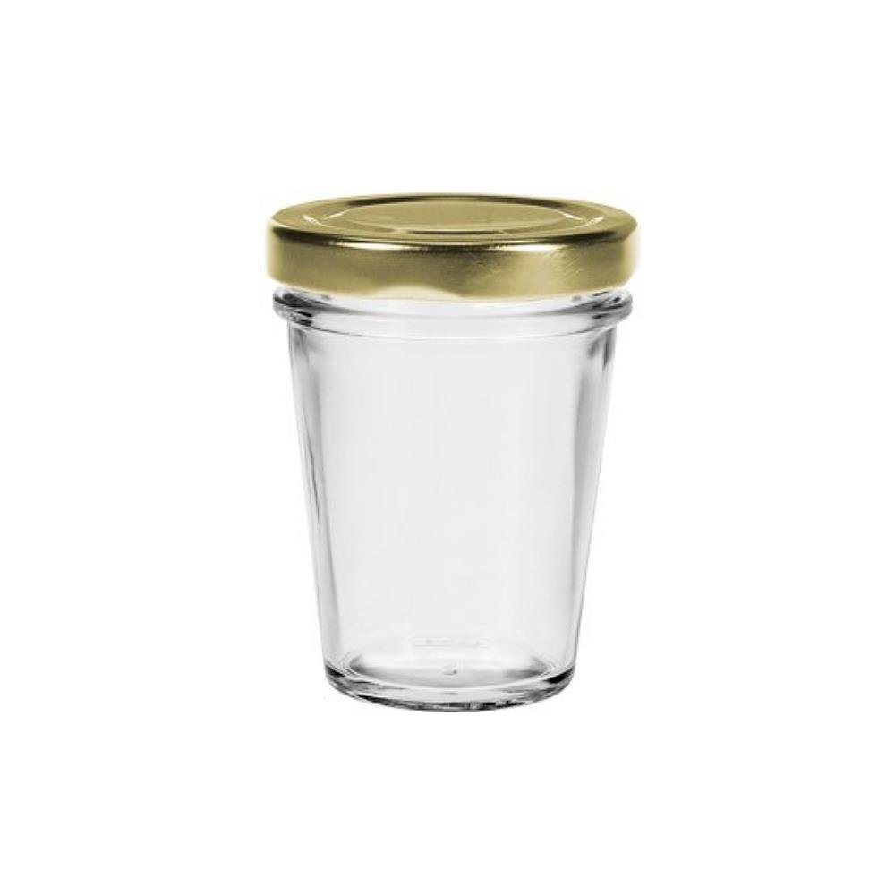 Lot De 42 Pots En Verre 80ml Avec Couvercles Dorés + Entonnoir - Pour Conserves, Cadeaux, Desserts