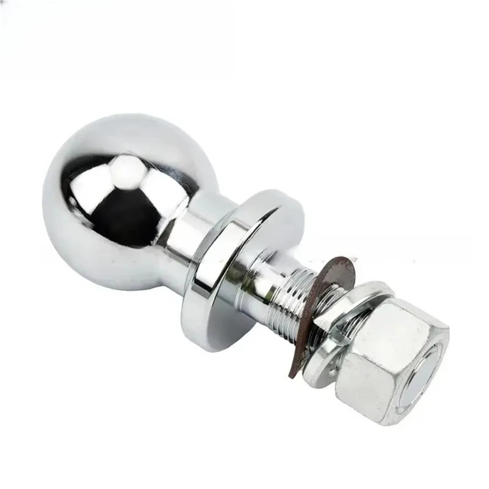 sfera per gancio di traino 50mm Cromato for Gancio di Traino Sfera Shank Dia Capacità Accoppiamento Parti del Rimorchio RV Camper Caravan