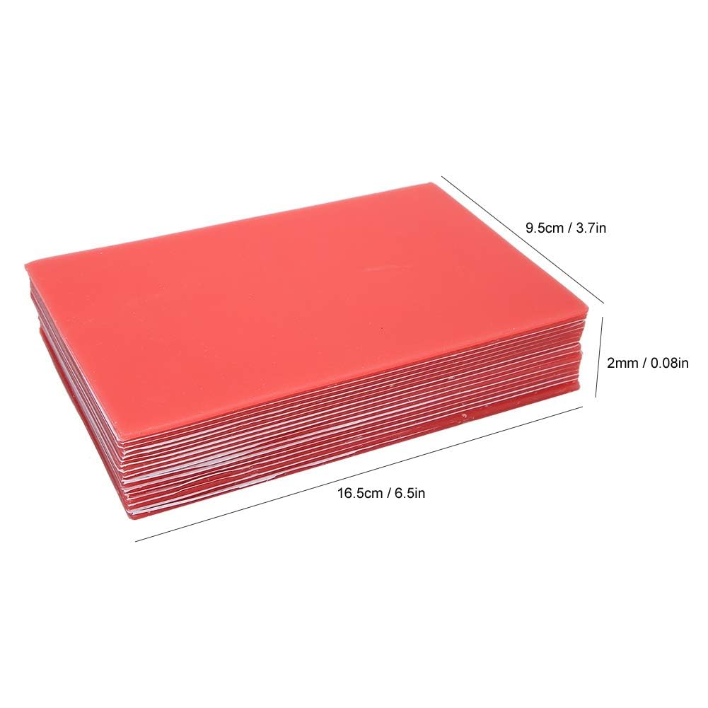 Cera per Gioielli, Foglio di Cera per Modellismo a Fette Rosse Incisione per Intaglio Cera per Intaglio Penna per Cera Stampo per Colata Strumento per Ceretta per Incisione Gioielli Anelli Artigianali
