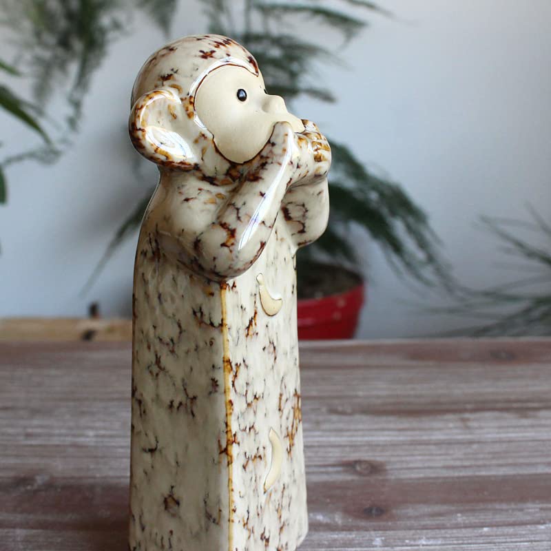 Amazon.co.jp: TAKEY猿の置物 さんざる 見ざる 聞かざる 言わ