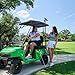 Kandi America Collapsible Mini Golf Cart with Lithium Battery, Portable Electric Golf Cart, 25 Mile Range, Charge with Standard 120V Outlet, 2-Seat Passenger Cruiser, UTV
