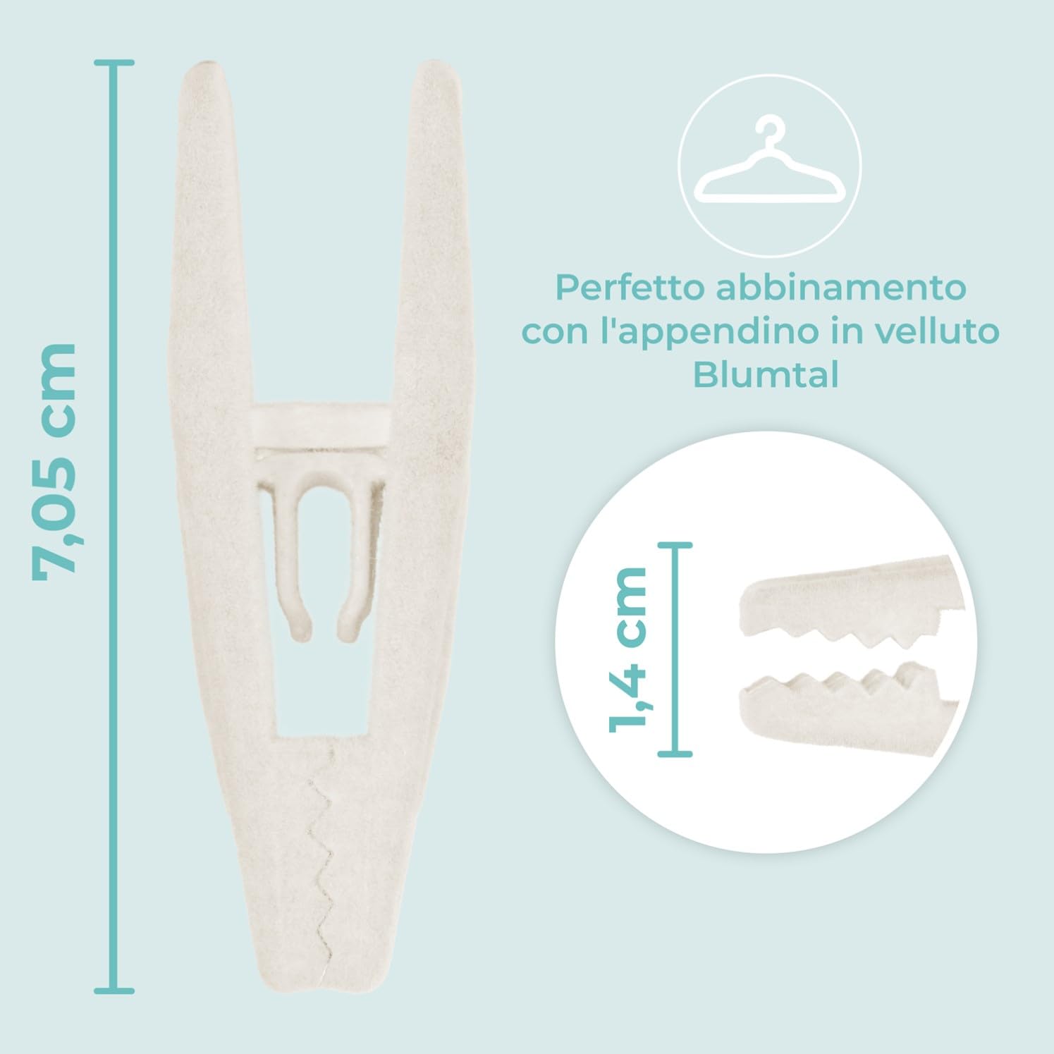 Blumtal Grucce Appendiabiti in Velluto, Grucce Vellutate, Grucce Salvaspazio nell'Armadio