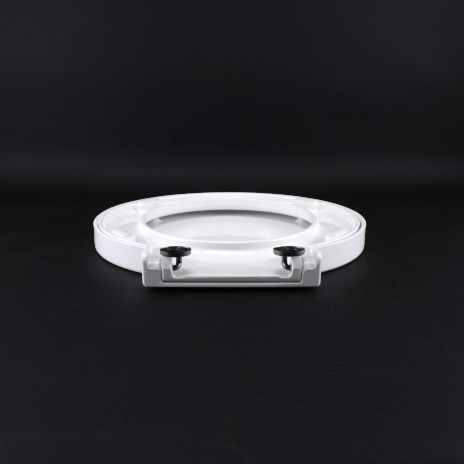 Asiento de inodoro para Arkè Galassia como original, termoendurecible, blanco, bisagra inoxidable normal