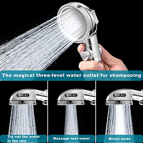 Soffione Doccia alta Pressione con Accessori