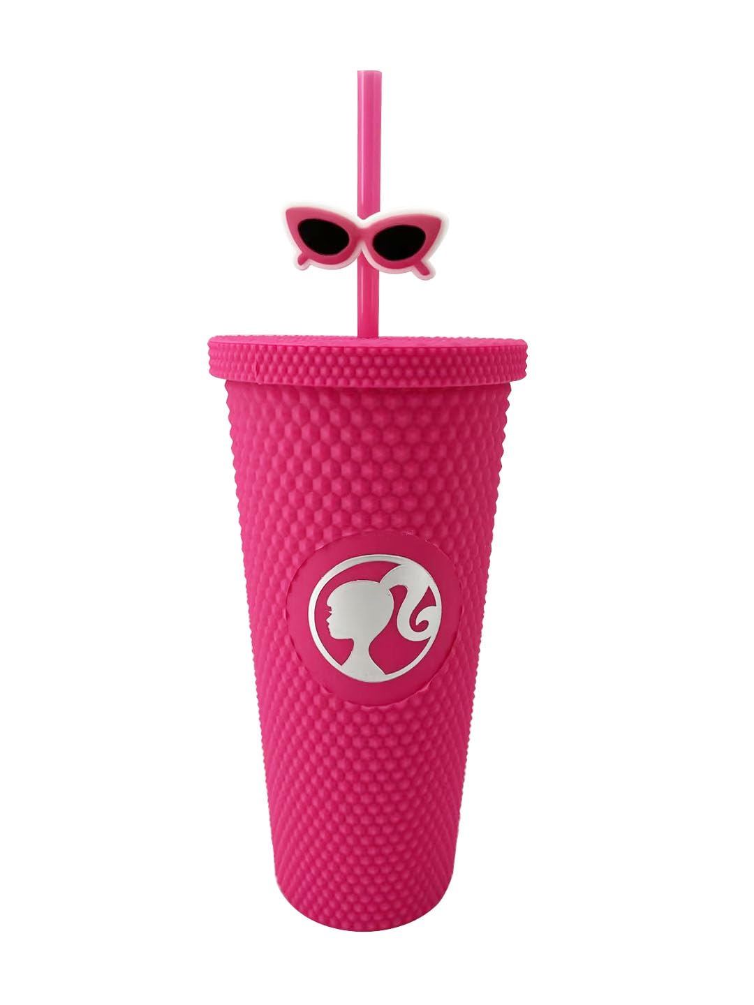 MINISO Barbie Collection Studded Tumbler With Straw (700Ml)