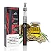 Produktbild CBD öl Vaporizer - NEREUS Hanföl vape - Hanföl Verdampfer,vape für Cbd, E Saft, e Flüssigkeit,Patrone (1,5 ml) Einfache Bedienung mit LED-Anzeige USB, Ladekabel, Nein Nikotin (Schwarz)