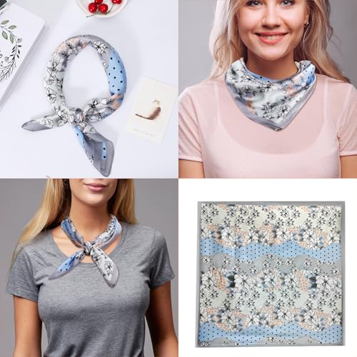 3Pack-Women-Square-Neck-Scarfs-27-Lightweight-Neckerchief-Printed-Headscarf-Gift