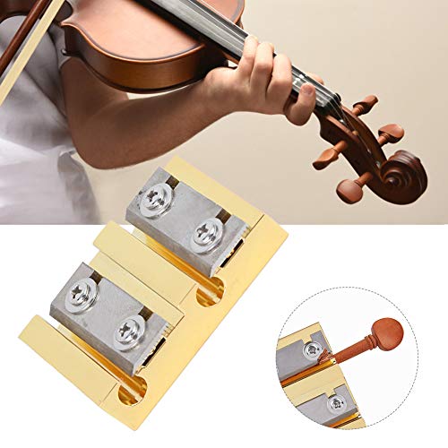 Professional Golden Violin Peg Shaver Reamer Cutter for Violin 4/4 or 3/4, Made of Brass and Steel, Convenient and Durable - Image 3