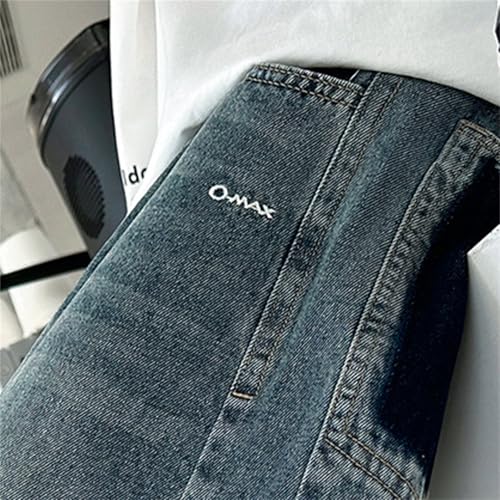 Boys Casual Denim Pants for Spring and Summer Straight Leg Design with Elastic Waist for Comfortable Outdoor Wear2