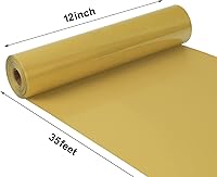 Vista 20 de TUMIYA HTV Heat Transfer Vinyl Rolls - 12" x 30 Ft HTV Vinyl, Black Iron on Vinyl DIY Design for T-Shirt (Black)