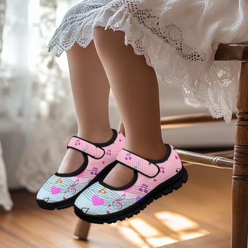Mary Jane Shoes Girl's Non Slip Lightweight Casual Shoes Little Girl Soft Jogging Sneaker2