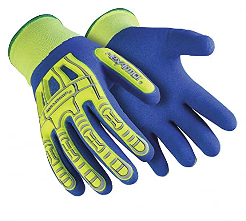 Guantes de trabajo HexArmor talla L: Seguridad visible para tus proyectos más exigentes