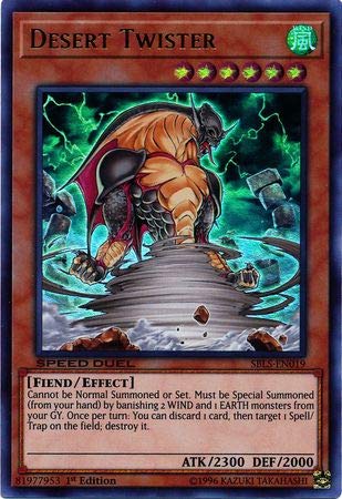 Yu Gi Oh Desert Twister Sbls En019 Ultra Rare 1st | Desertcart Suriname