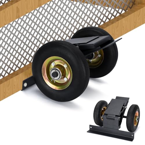 TOPOWN Hühnertraktor-Transporter mit Hühnerstall-Rädern & Hebe-Design, Hühnerhaus Räder, Robust und Wetterfest. Hühnerstall Rollen für Sicherheit, Für Ställe bis 2,1m