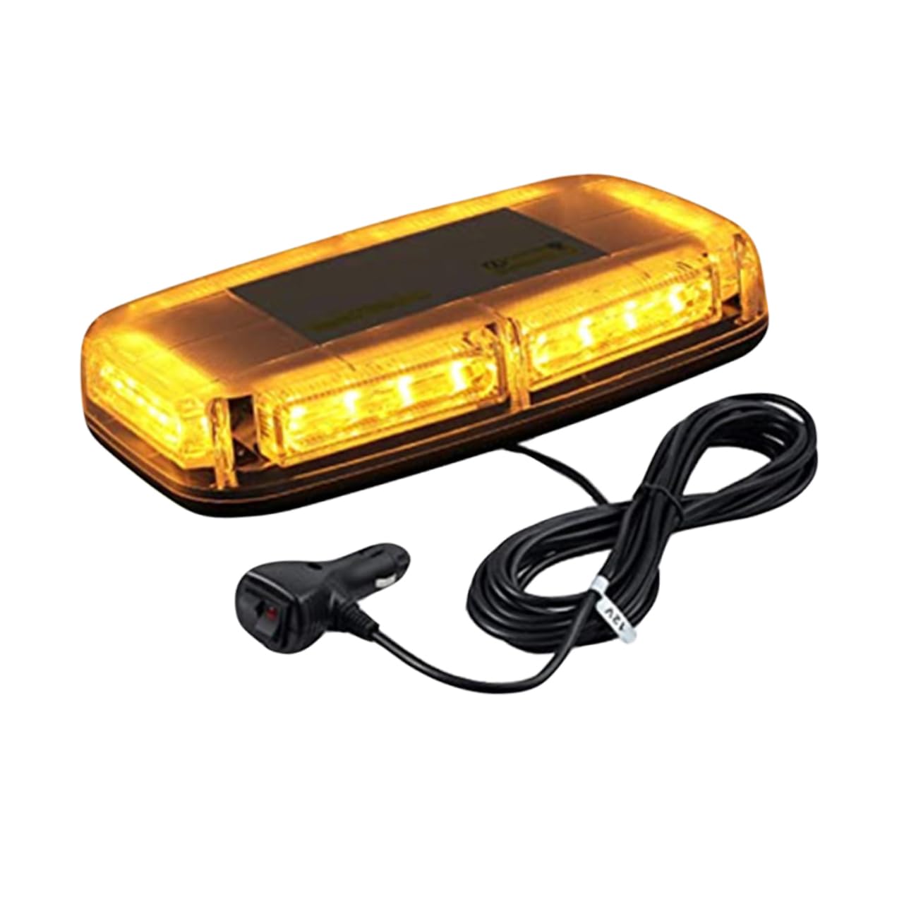 Garneck Lámpara Estroboscópica LED de Advertencia para Coche 24led | Abs, Luz de Emergencia para Niebla y Emergencias, Alta Luminosidad, Formato Magnético