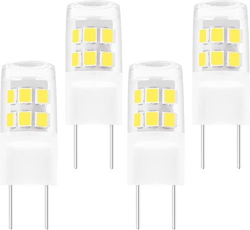 Bombilla LED T4 con base bi-pin 120 V, 2 vatios, equivalente a 20 W, lámpara halógena de microondas WB25X10019 WB08X10057 WB25X10026 para JVM7195SFS