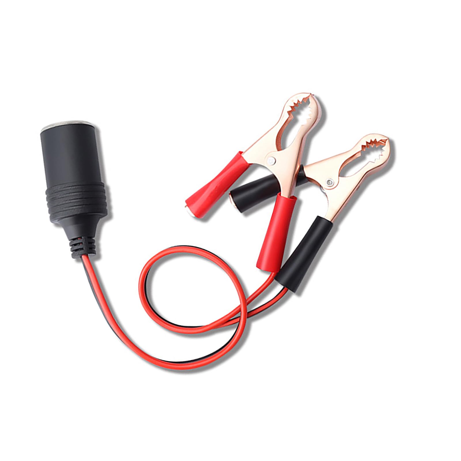 Amazon.co.jp: バッテリーワニ口クリップからメス電源ソケット
