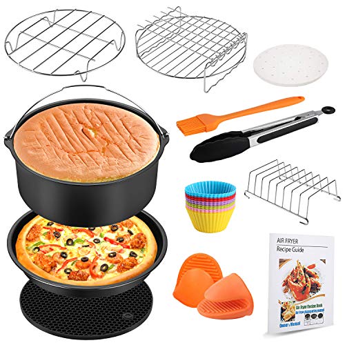 Air Fryer Accessoriesï¼ŒTedGem 12PCS Air Fryer Accessories Set for Gowise USA & Phillips & Cozyna Air Fryerï¼ŒSuit for 5.3qt to 5.8qt