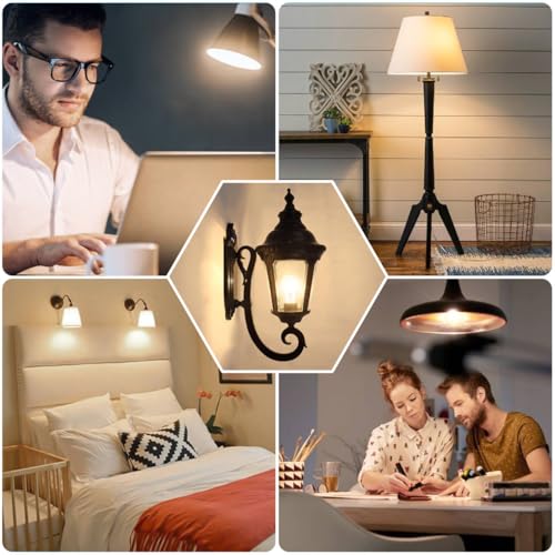 Image of LED Light Bulbs 100W Equivalent 1500 Lumens, A19 13W 3000K Soft White Non-Dimmable, Super Bright No Flicker Standard E26 Edison Screw Bulbs for Home, Bedroom, Office Lamp, 12-Pack